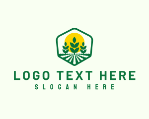 Hotriculture - Agriculture Farm Crop logo design