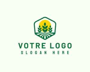 Agriculture Farm Crop Logo