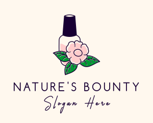 Natural Flower Perfume  logo design