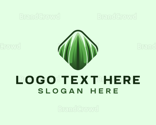 Grass Lawn Landscaping Logo