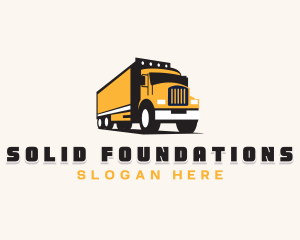Trucker - Cargo Freight Trucking logo design