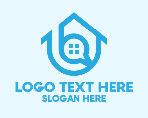 Land - Modern Housing Firm logo design