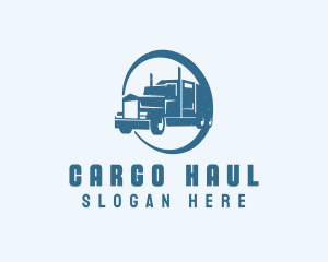 Logistics Transport Truck logo design