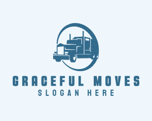 Logistics Transport Truck logo design