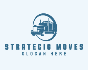 Logistics Transport Truck logo design