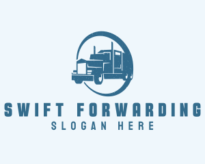 Logistics Transport Truck logo design