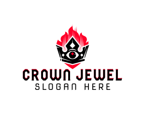 Crown - Eye Crown Gaming logo design