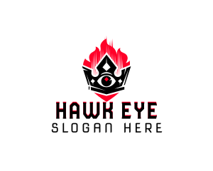 Eye Crown Gaming logo design