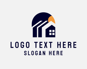 Structure - Residential House Building logo design