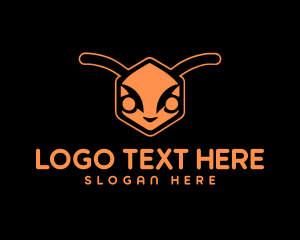 Head - Insect Ant Head logo design
