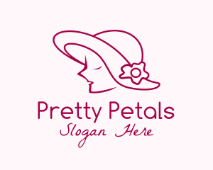 Pretty - Minimalist Pretty Lady logo design