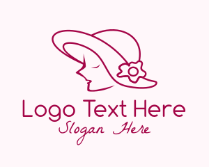 Pretty - Minimalist Pretty Lady logo design