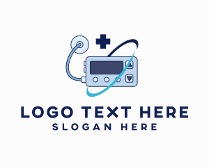 Medication - Medical Insulin Pump logo design