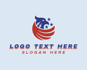 Political American Eagle logo design