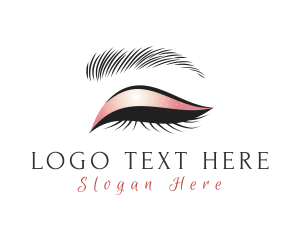 Cosmetology - Eye Brow Esthetician logo design