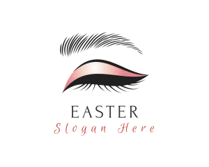 Eyelashes - Eye Brow Esthetician logo design
