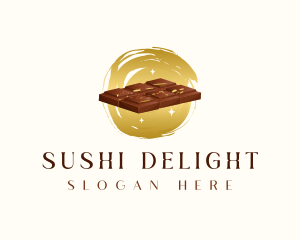 Chocolate Bar Dessert logo design