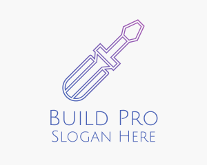 Gradient Screw Driver  Logo