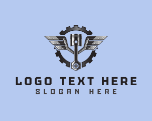 Wing - Automotive Piston Mechanic logo design