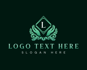 Lifestyle - Therapeutic Massage Hands logo design