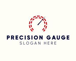 Speed Meter Gauge logo design