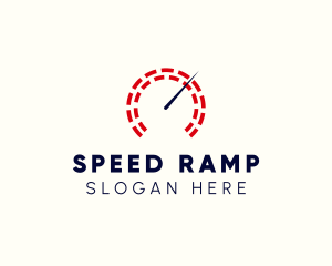 Speed Meter Gauge logo design