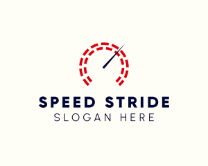 Speed Meter Gauge logo design