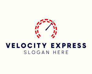 Speed Meter Gauge logo design