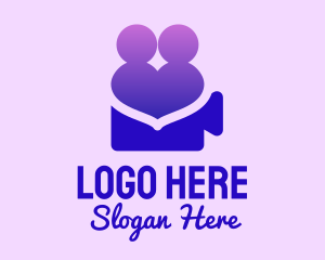 Studio - People Heart Video logo design