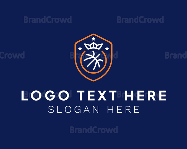 Royal Basketball Shield Logo