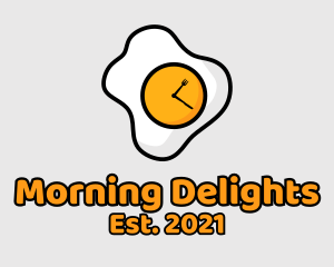 Breakfast Egg Time logo design