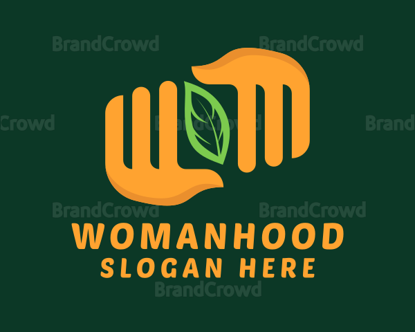 Leaf Farming Hands Logo
