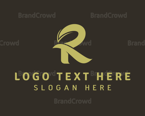 Golden Swoosh Brand Logo | BrandCrowd Logo Maker