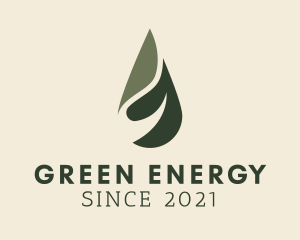 Green Wellness Oil Water logo design