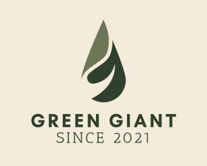 Green Wellness Oil Water logo design