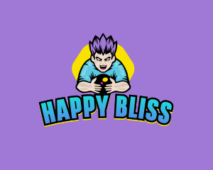 Happy Gamer Avatar logo design