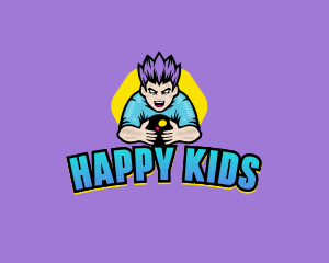 Happy Gamer Avatar logo design