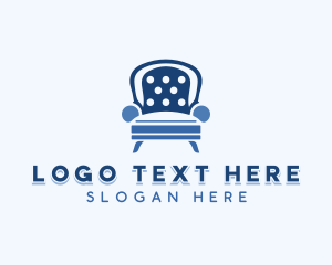 Home Staging - Sofa Chair Upholstery logo design