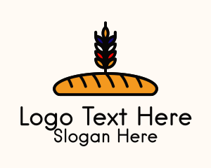 French Bread Loaf  Logo