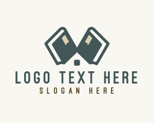 Bookstore - Library Book Learning logo design