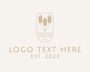 Harvest - Wheat Agriculture Harvest logo design