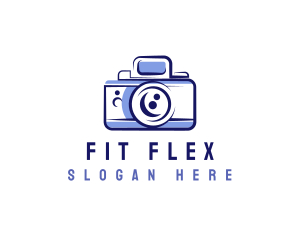 Lens - Camera Media Vlogging logo design