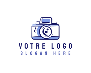 Photo - Camera Media Vlogging logo design