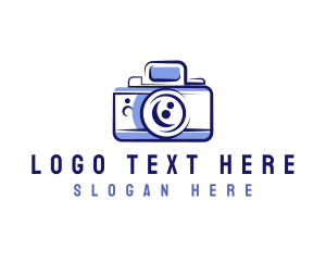 Social Influencer - Camera Media Vlogging logo design