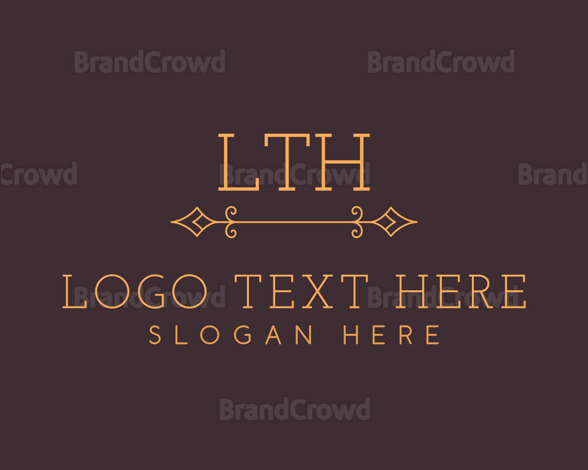 Luxury Premium Traditional Serif Letter Logo