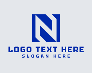 Box - Business Industrial Letter N logo design