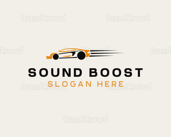 Fast Sports Car Logo