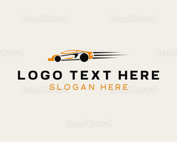 Fast Sports Car Logo