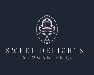 Elegant Sweet Cake logo design