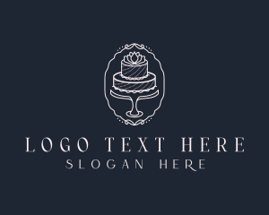 Elegant Sweet Cake Logo